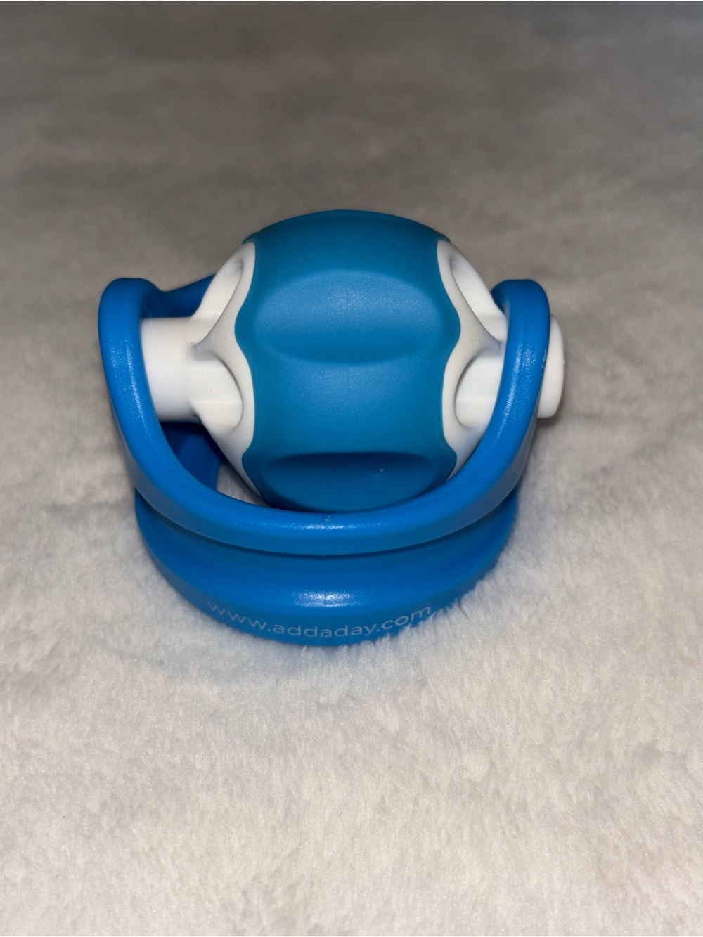 Addaday Junior Plus J+ Handheld Massage Roller Blue White Muscle Foot Massager